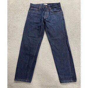 The Unbranded Brand Jeans Mens 32x29 Relaxed Tapered Selvedge Denim Raw UB601